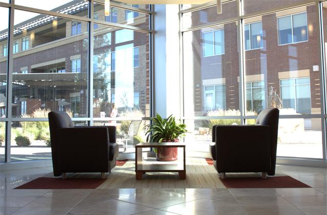 UNC Loveland Center building foyer