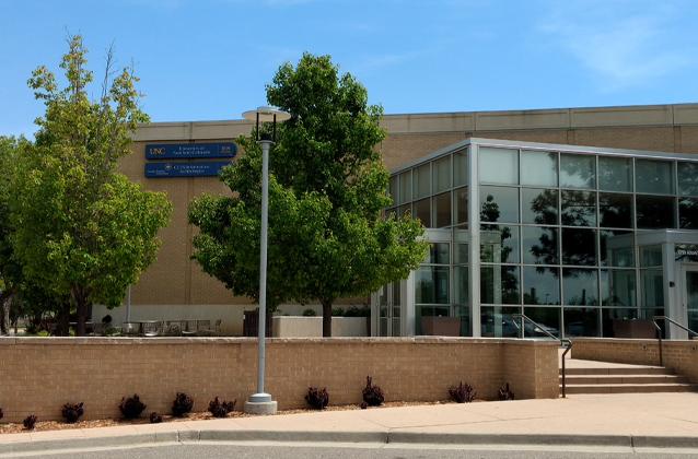 UNC Denver Center front entrance.