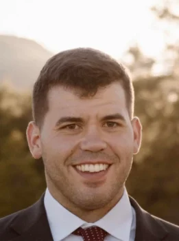 Criminology and Criminal Justice master's degree graduate Andrew Thompson.