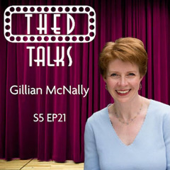 Photo of Gillian McNally for her interview session on the THED Talks podcast